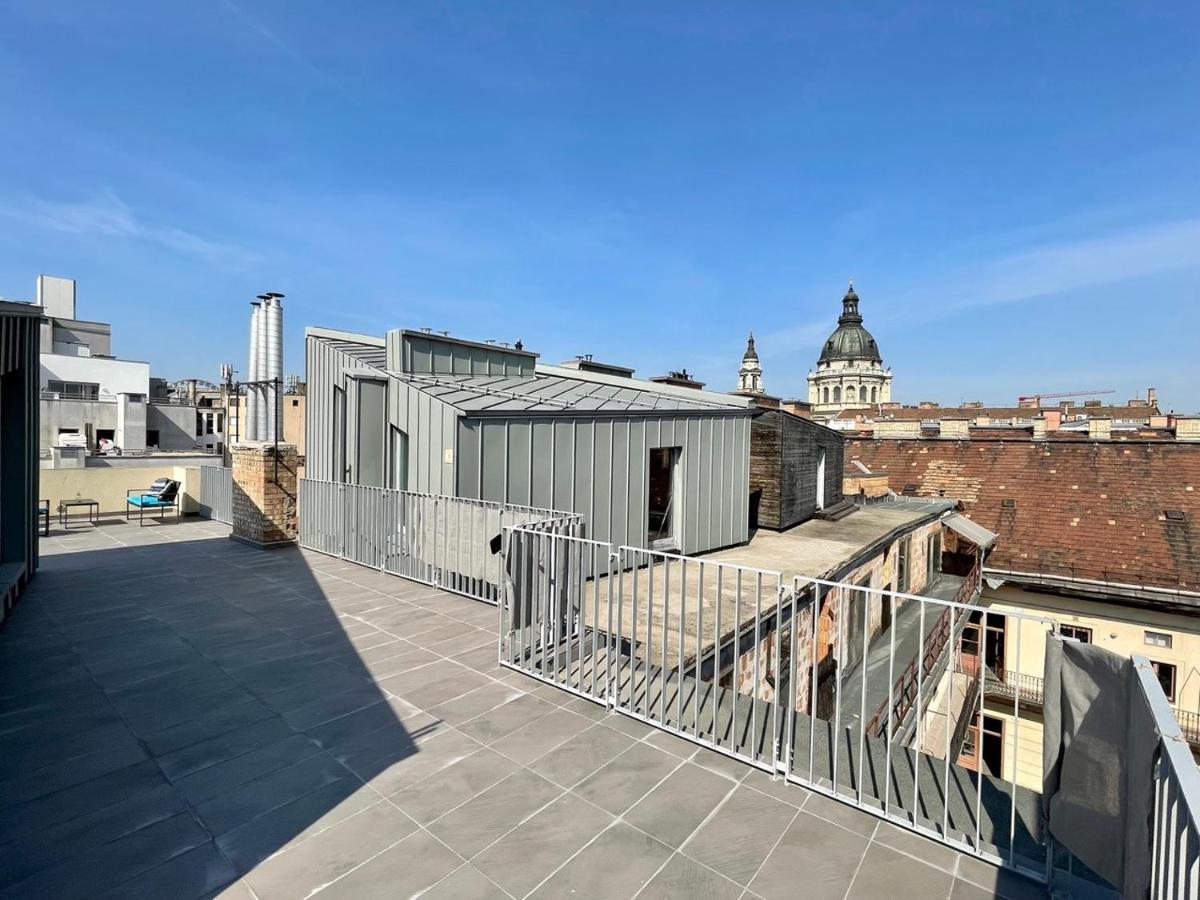 Penthouse W Private Rooftop And Free Parking Budapeszt Zewnętrze zdjęcie