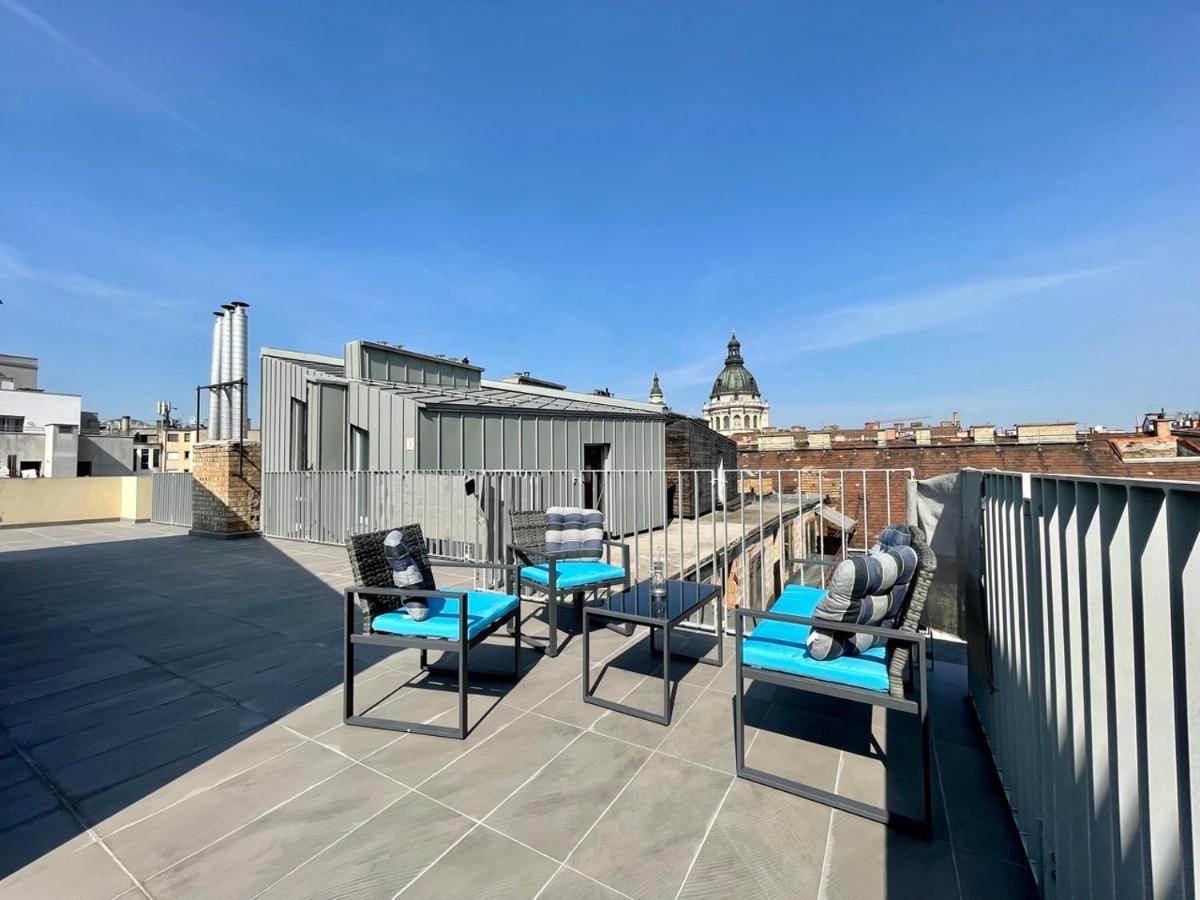 Penthouse W Private Rooftop And Free Parking Budapeszt Zewnętrze zdjęcie