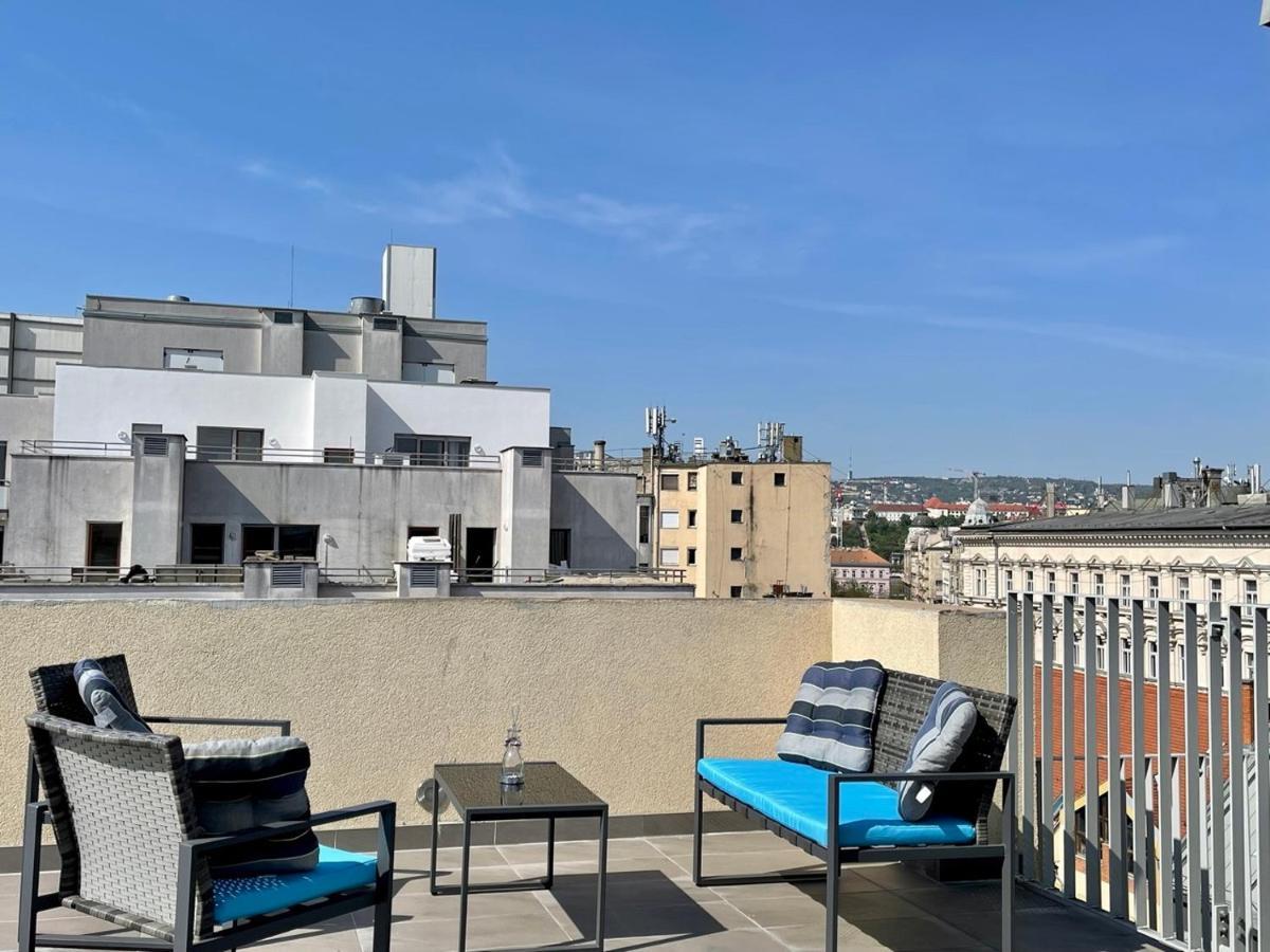 Penthouse W Private Rooftop And Free Parking Budapeszt Zewnętrze zdjęcie
