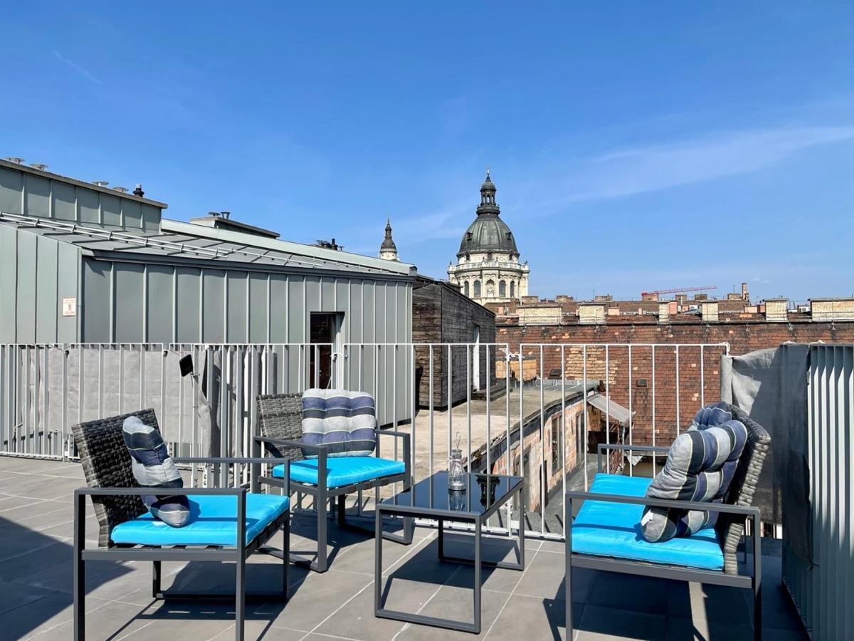 Penthouse W Private Rooftop And Free Parking Budapeszt Zewnętrze zdjęcie
